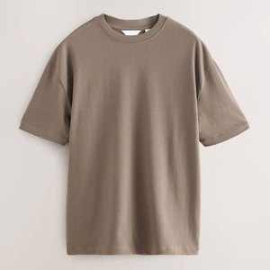 เสื้อยืดผู้ชายทรงหลวม พรีเมียมคุณภาพสูง ผ้าฝ้าย 100% พิมพ์ลาย แห้งเร็ว ระบายอากาศดี สไตล์สตรีทแวร์ ลายเรียบ - Product Image 4