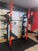 Ironhawk – support demi-Squat Crossfit Fitness Power Rack, haltérophilie pour l'entraînement à domicile