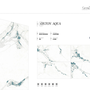 กระเบื้องพอร์ซเลนแกะสลักระดับไฮเอนด์ ขนาด 800x1600 1200x1800 750x1500 มม. กระเบื้องแผ่นใหญ่สำหรับห้องนั่งเล่น ห้องน้ำ ห้องครัว และสำนักงาน - Product Image 1