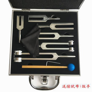 Diapasons médicaux en aluminium de haute qualité, ensemble de 5 (C128, C256, C512, C2048, C1024) pour thérapie par diapasonnement, alimentation manuelle - Product Image 6
