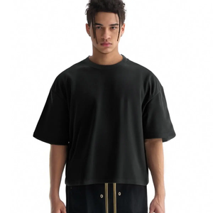 เสื้อเจอร์ซีย์ฟุตบอลตาข่ายผู้ชายแบบครอป แขนสั้น ระบายอากาศได้ดี สไตล์สตรีทแวร์ ทรงบ็อกซี่  แบบย้อนยุค ลายพราง  รับผลิตตามสั่ง ขายส่ง - Product Image 5