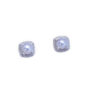 Pendientes de Perlas de Agua Dulce de 6-7 mm con Tachuelas de Plata S925 de Zhuji, Luz Intensa, Simples, con Defectos, Venta al por Mayor, Suministro Transfronterizo en Vivo - Product Image 5