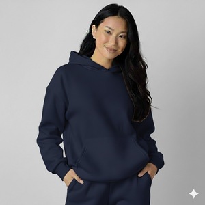 Hiver 2026 – Nouvelle collection : Sweat à capuche oversize confortable et de haute qualité pour femme, grande taille, couleur unie, manches longues - Product Image 1
