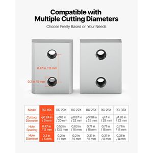 6 Pezzi Lame di Ricambio da 5/8 Pollici 16mm # 5 Tagliabarre Elettrici a Doppia Lama in CR12MOV, Utensili per Barre d'Armatura ad Alta Durezza - Product Image 6