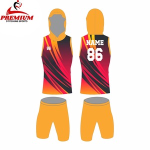 Uniformes de football américain 7 contre 7 en polyester 100% personnalisés par sublimation, vente en gros, coupe régulière pour jeunes, ensembles d'uniformes de football 7 contre 7 - Product Image 1
