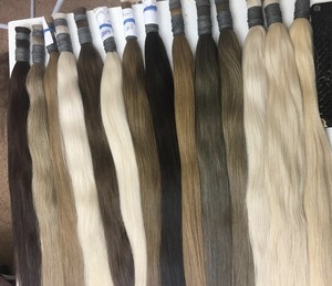 ผมต่อแบบแท้24นิ้วผมต่อแบบสองสีล้วน100กรัม - Product Image 5