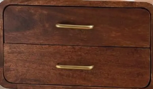 Vente en gros de table de chevet à 3 tiroirs de style antique, table d'appoint rustique en bois recyclé indien vintage pour chambre à coucher ou salon - Product Image 6