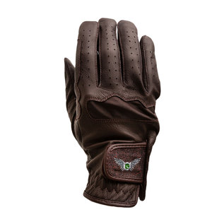 Guantes de equitación transpirables de fábrica OEM con agarre completo para los dedos, palma reforzada y ajuste flexible, a la venta. - Product Image 2