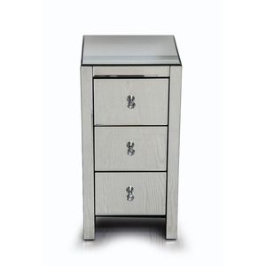 Comodino in Vetro a Specchio con 3 Cassetti per Camera da Letto (Misura S) - Product Image 3