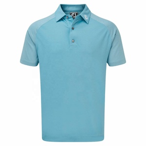 Personalizado de los hombres ligeros 100% algodón piqué raglán de manga corta de golf para Polo patrón sólido bordado deportes top - Product Image 2