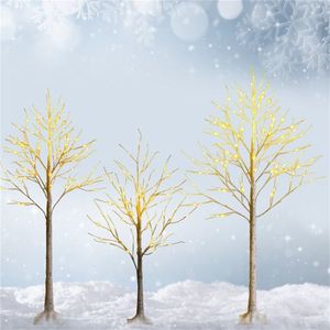 5FT White <b>LED</b> Birch <b>Tree</b> with Lifelike Bark 72 Lights Flexible Branches 7.2ft Cord Christmas Lifelike Christmas Lights - Product Image 6