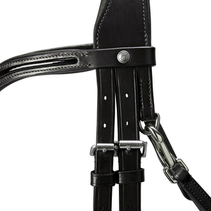 Bridon de cheval en cuir occidental de haute qualité, anatomique, confortable et durable, personnalisable en couleur, taille et logo de marque - Product Image 4