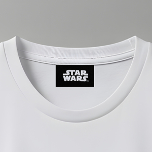 Premium Quality Custom Woven Damask Labels with Center Fold Washable for Garments Elevate Your Brand Unique Design - Product Image 1
