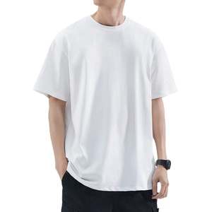 Camiseta Casual de Estilo Vintage con Lavado Ácido, 100% Algodón, Corte Regular, Transpirable, Ecológica, de Secado Rápido, Moda Masculina - Product Image 1