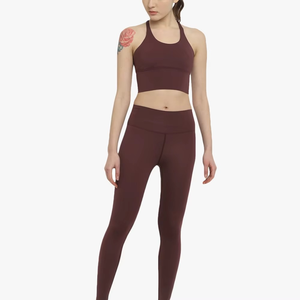 Conjuntos de Ropa Deportiva y Yoga a Cuadros para Mujer, Precio al por Mayor, Logotipo Personalizado en la Parte Delantera, Ropa de Gimnasio y Fitness, OEM Disponible - Product Image 6