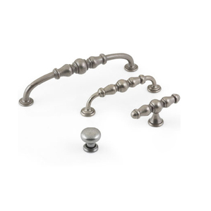 Tiradores de Puerta de Gabinete de Plata Antigua, Herrajes para Cocina, Tiradores para Cajones y Armarios - Product Image 2