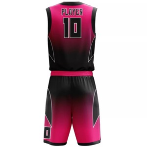 Tenue de basket-ball pour adultes, imprimée, durable, anti-humidité, maillots et shorts personnalisables, parfaits pour l'école, la ligue, le club - Product Image 4