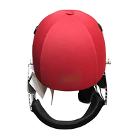 Casque de cricket édition premium avec grille en acier, ajustement réglable, protection haute résistance, léger, pour joueurs, unisexe