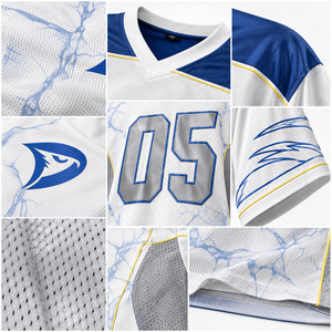 OEM Factory Custom Men's Retro Soccer Jersey Vintage Boxy Knitted T-Shirt Low MOQ Private Label Oversized Streetwear Sports 100% - Product Image 6
