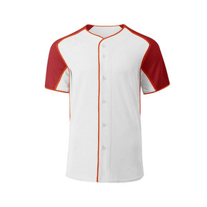 เสื้อเบสบอลผู้ชายแบบใหม่ ดีไซน์สั่งทำได้ ระบายอากาศได้ดี แขนสั้น แห้งเร็ว คุณภาพสูง ปรับแต่งได้ - Product Image 1
