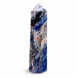 Tour de cristal de sodalite naturelle, pierre de guérison |   Pointe de Sodalite Bleue pour la Méditation, le Reiki et la Décoration Intérieure - Nouvel An Chinois, Thanksgiving - Product Image 5