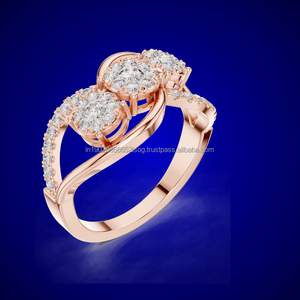 Alana 10k Luxury Bridal Ring Set Princess Cut CZ with Matching <b>Band</b> for Brides - Product Image 1