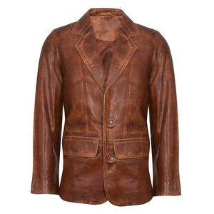 Men's High Quality Fashionable <b>Leather</b> <b>Jacket</b> Stand Collar Front Logo Winter Waterproof Breathable New Arrival - Product Image 4