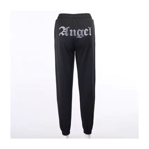 กางเกงวอร์มผู้ชายประดับเพชรเทียม ดีไซน์ล่าสุด พร้อมบริการ OEM และคุณภาพระดับพรีเมียม - Product Image 1