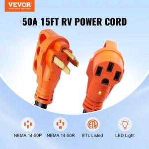 Cavo di Prolunga per Camper da 4,5 m, 50 Amp, Resistente, con Spina Femmina NEMA 14-50R e Spina Maschio 14-50P, Indicatore LED per Sistemi Elettrici RV - Product Image 2