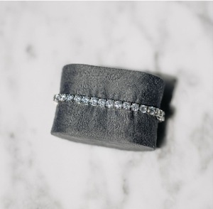 Tennis <b>Bracelet</b> <b>925</b> Sterling <b>Silver</b> Round Diamond Channel Setting Classic Unisex Everyday Wear Hip Hop <b>Bracelet</b> for <b>Men</b> - Product Image 3