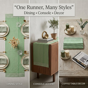 ผ้าปูโต๊ะตกแต่งโต๊ะผ้าลินินอเนกประสงค์ | ผ้าพรีเมียมโต๊ะรับประทานอาหารสำหรับงานปาร์ตี้งานเทศกาลและการตกแต่งบ้านร้านอาหาร - Product Image 4