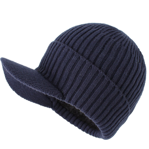 Gorro de Invierno con Visera, Gorro de Punto Cálido, Gorro Deportivo Informal Unisex, Suave, 100% Acrílico, para Uso Diario - Product Image 3