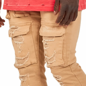 Pantalones Vaqueros de Moda, Diseño Sólido, Ligeros, Cómodos, de Algodón Elástico, de Alta Calidad - Product Image 5