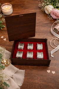 Antique Napkin Rings Set of 6 Gold Silver Style <b>Stainless</b> <b>Steel</b> <b>Table</b> Decor Buckles Classic <b>Stainless</b> <b>Steel</b> Napkin Ring - Product Image 3