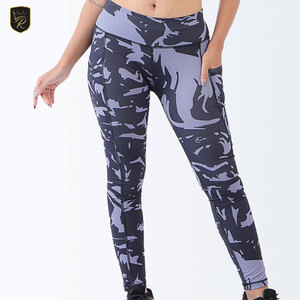 Leggings de sport pour femme à taille mi-haute, longueur intégrale, sublimation, séchage rapide, extensibles, pour la gym, le fitness, la course et l'entraînement - Product Image 4