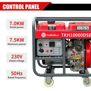 Generador Diésel Portátil de 7KW, 230V, Monofásico, 50hz, Refrigerado por Aire, 4 Tiempos, Monocilíndrico, de Bastidor Abierto - Product Image 6