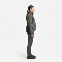 Veste de chasse pour femme, imperméable, modulaire, coupe-vent, durable, en nylon recyclé issu de l'océan, sacoche tactique personnalisée OEM