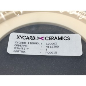 XYCARB <b>CERAMICS</b> 620003 <b>CERAMIC</b> FOCUS <b>RING</b> D-SHAPE - Trusted Global Legacy Semiconductor Equipment and Parts at - Product Image 1