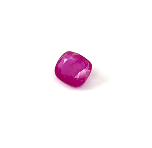 Natural Untreated Mozambique Ruby <b>Cushion</b> 7.20cts , Natural Loose Faceted Ruby Gemstone For Jewelry Making Ready To Use - Product Image 3