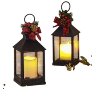 Farmhouse Candle <b>Lantern</b> Wooden <b>Set</b> Of 2 Decorative Rustic Wood Candle Holder Home Decor Decoration Wedding Table Centerpiece - Product Image 5