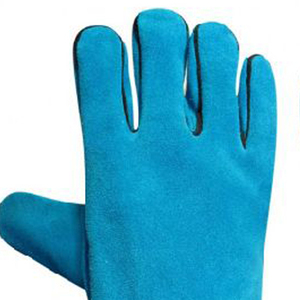 High Demanding Full Finger Cowhide Leather Welding <b>Gloves</b> Heavy Duty Comfortable Hand Grips Protective Trending Welding <b>Gloves</b> - Product Image 4