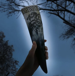 Cuerno para Beber de la Mejor Calidad para Whisky y Cerveza, Cuerno de Búfalo y Buey por PERFECT ENTERPRISES - Product Image 1