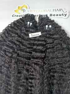 วิกผมคนผมหยิกชาวเวียดนามช่อผมดิบเป็นลอนสำหรับชาวพม่า - Product Image 2