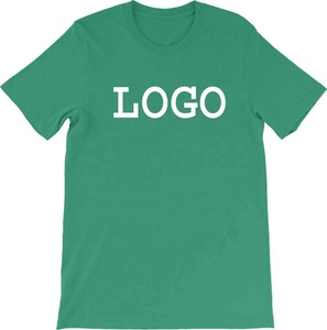 Camiseta Verde de Manga Corta para Hombre con Logotipo Blanco Estampado en la Parte Delantera, Cuello Redondo Informal, Corte Regular, Jersey de Algodón - Product Image 1
