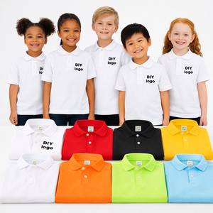 Camiseta Polo Infantil a la Moda con Logotipo Personalizado, 100% Algodón, Manga Corta, Ropa Casual de Verano para Niños, Ropa Infantil de Bangladesh - Product Image 1