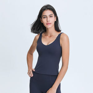 Top Deportivo de Yoga Ajustado, Diseño Personalizado OEM, Estilo Formal para Mujer, Transpirable, Ecológico, de Secado Rápido, con Cuello Alto, Spandex/Nailon - Product Image 6