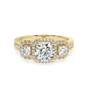 1,38 карат G Цвет VS1 прозрачное бриллиантовое кольцо с натуральным бриллиантом - Product Image 1