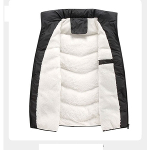Gilet matelassé chaud pour homme 100% haute qualité, coupe-vent d'hiver, vêtement d'extérieur décontracté sans manches - Product Image 3