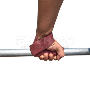 Heavy Duty Leather Lifting Straps Durable Gym Straps For <b>Strength</b> <b>Training</b> And Bodybuilding Use - Product Image 2