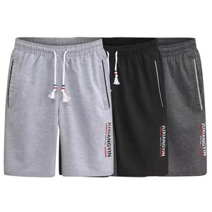 Shorts Bermuda pour Homme Style Urbain en Toile Spandex/Polyester avec Tissu Séchage Rapide et Respirant, Taille Mi-Haute Élastique et Poches - Product Image 5